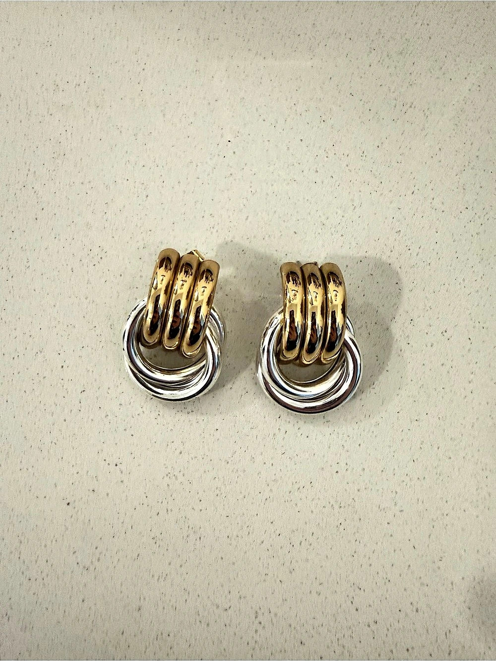 Heaven Mayhem Two-Tone Earrings
